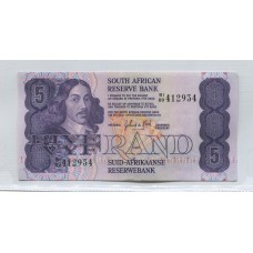 SUD AFRICA 5 RANDS BILLETE SIN CIRCULAR, UNC